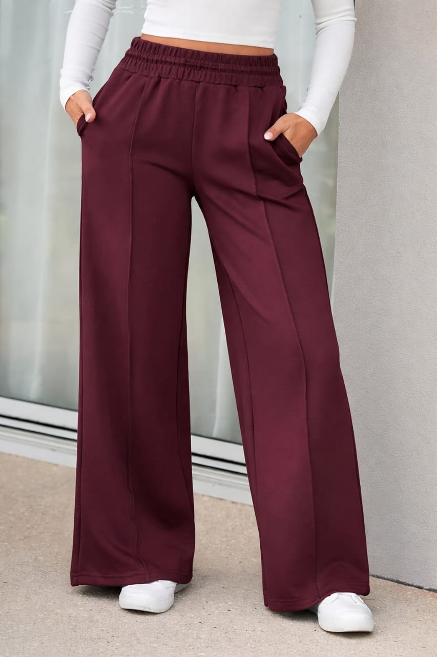 بنطلون وايد ليج